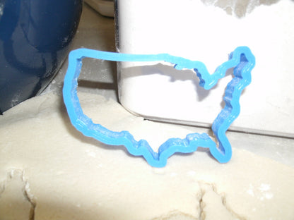 United States Of America Map Shape Outline Cookie Cutter Made in USA PR563