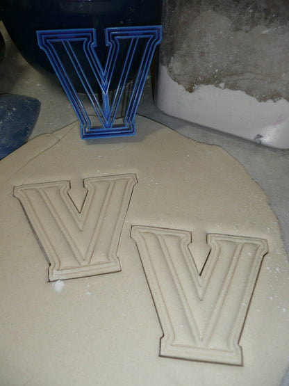 Villanova University Wildcats V Logo Sports Athletics Cookie Cutter USA PR2448