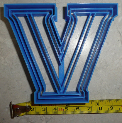 Villanova University Wildcats V Logo Sports Athletics Cookie Cutter USA PR2448