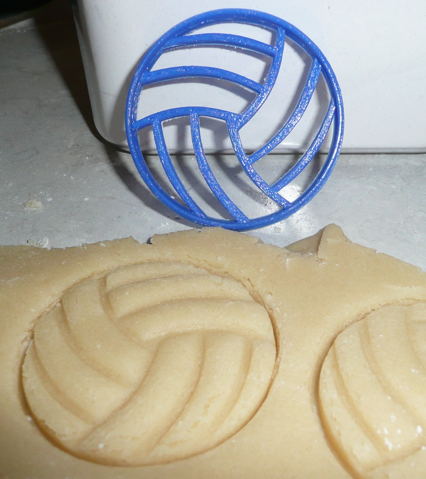 Volleyball Detailed Ball Small Size Sports Cookie Cutter Made in USA PR270