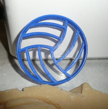 Volleyball Detailed Ball Small Size Sports Cookie Cutter Made in USA PR270