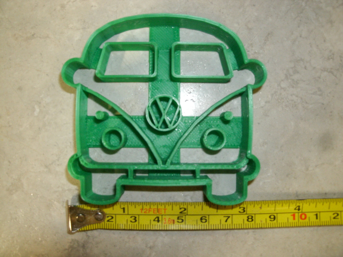 VW Style Van Bus Microbus Front View Vintage Cookie Cutter Made in USA PR2161