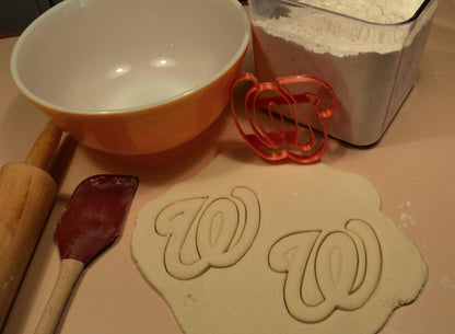 Washington Nationals W Letter MLB Major League Baseball Cookie Cutter USA PR2579