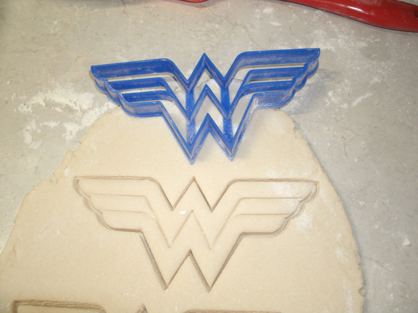 Wonder Woman Superhero Logo Cookie Cutter Baking Tool Made In USA PR511